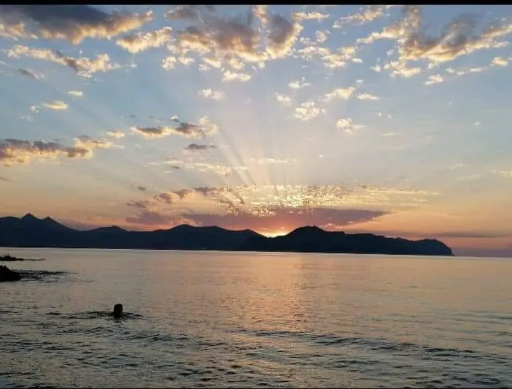 Panorama sul lungomare di Aspra